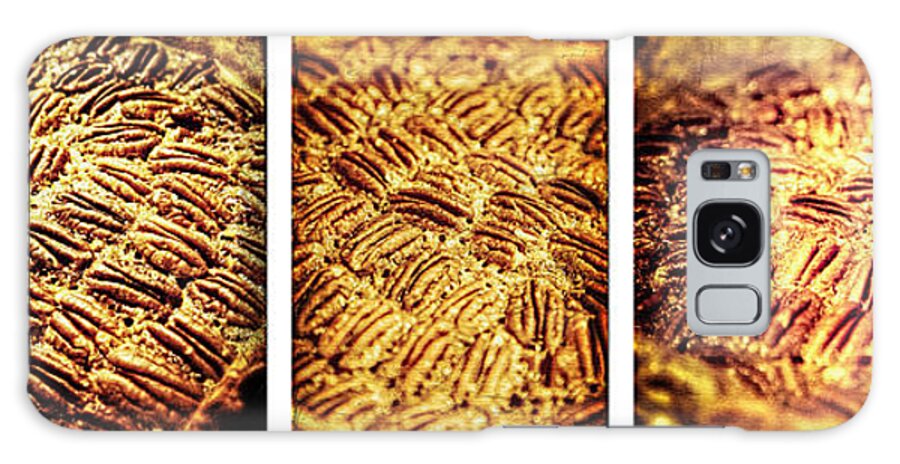 Lincoln Rogers Galaxy Case featuring the photograph Pecan Pie Nostalgia Triptych by Lincoln Rogers by Lincoln Rogers