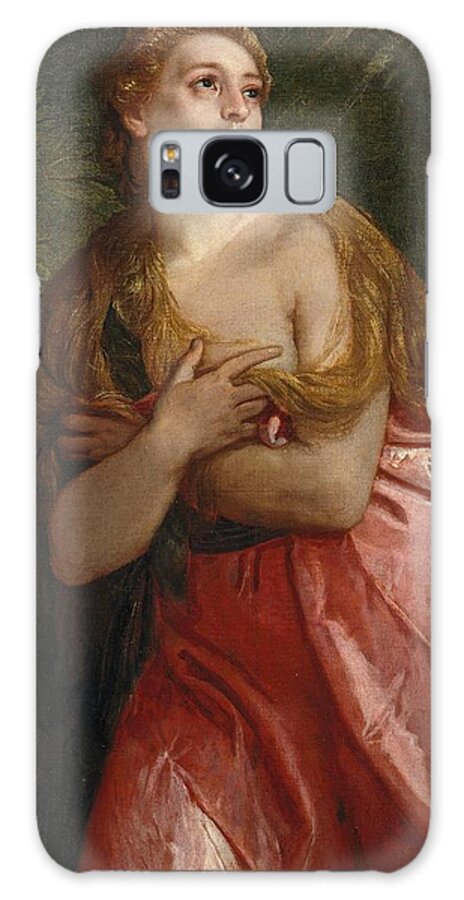 1583 Galaxy Case featuring the painting Penitent Mary Magdalene by Paolo Veronese