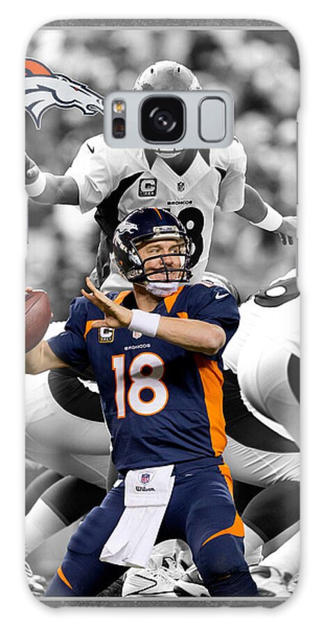 Peyton Manning Galaxy Case featuring the photograph Peyton Manning Broncos by Joe Hamilton