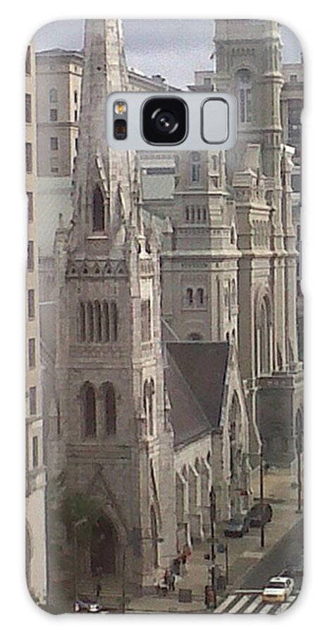 Digital Photography Galaxy Case featuring the photograph Philadelphia by Linda N La Rose