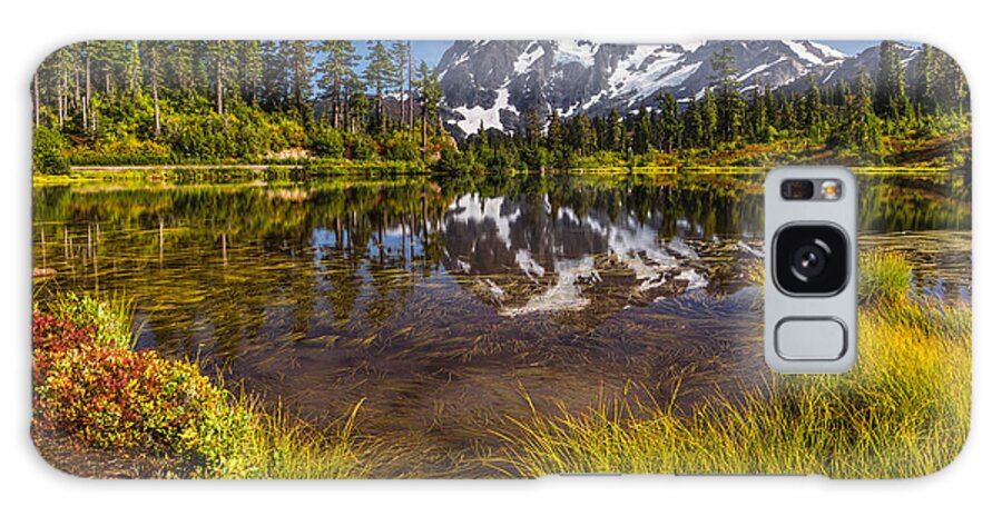 Picture Lake Galaxy Case featuring the photograph Picture Perfect Day by Gene Garnace