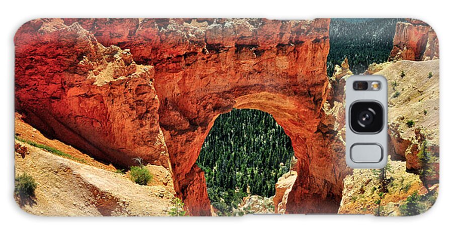Bryce Canyon Galaxy Case featuring the photograph Picture Window at Natural Bridge - Bryce Canyon National Park - Utah by Bruce Friedman