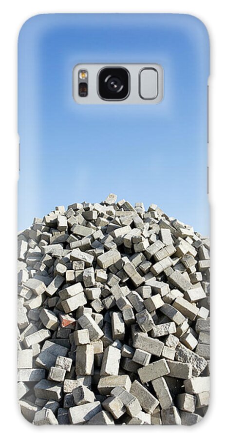 Heap Galaxy Case featuring the photograph Pile Of Bricks by James French