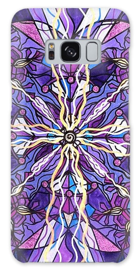 Pineal Opening Galaxy Case featuring the painting Pineal Opening by Teal Eye Print Store