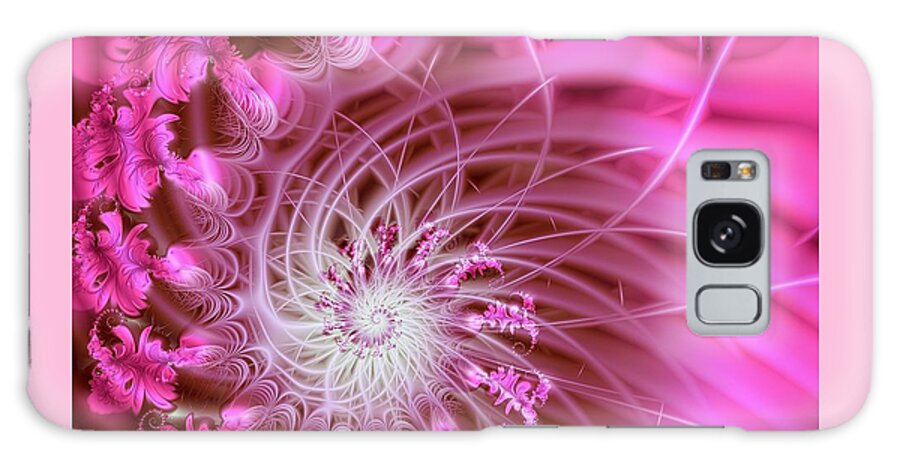 Pink Galaxy Case featuring the digital art Pink by Lena Auxier