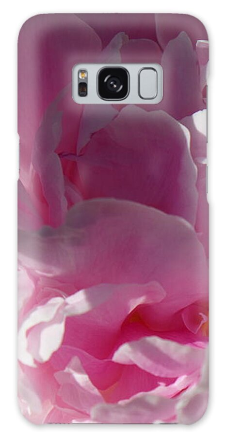 Pink Peonies Galaxy S8 Case featuring the photograph Pink Peonies by HEVi FineArt