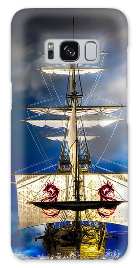 Pirates Galaxy Case featuring the digital art Pirates by Bob Orsillo