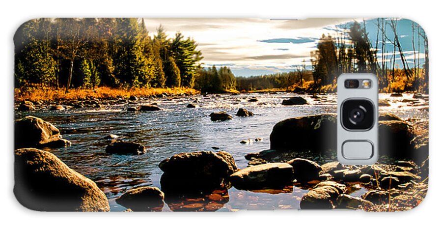 Piscataquis River Galaxy Case featuring the photograph Piscataquis River Dover-Foxcroft Maine by Bob Orsillo