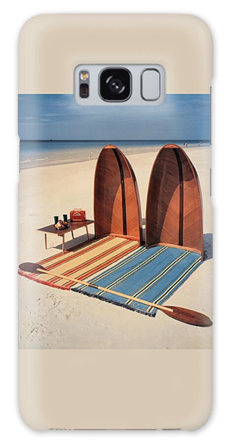 Pixie Collapsible Boat On The Beach Galaxy Case