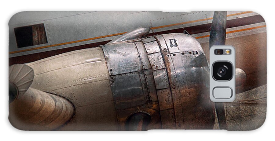 Plane Galaxy Case featuring the photograph Plane - A little rough around the edges by Mike Savad