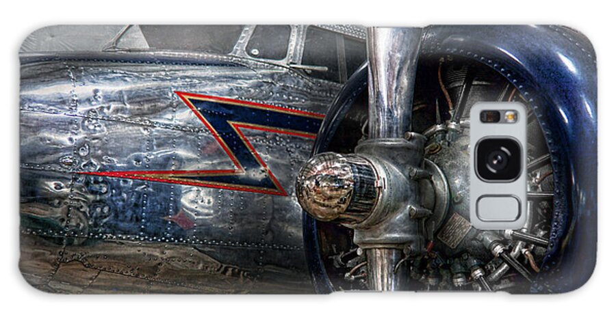 Plane Galaxy Case featuring the photograph Plane - Hey fly boy by Mike Savad