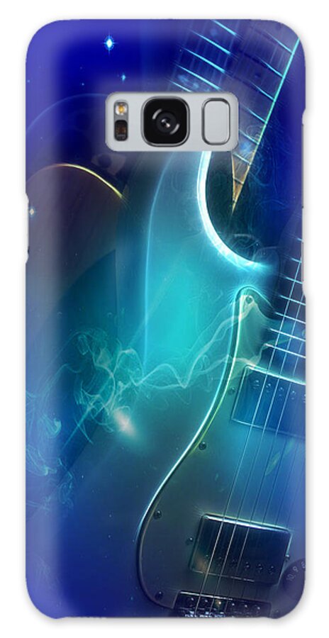 Blues Galaxy Case featuring the photograph Play them blues by John Rivera