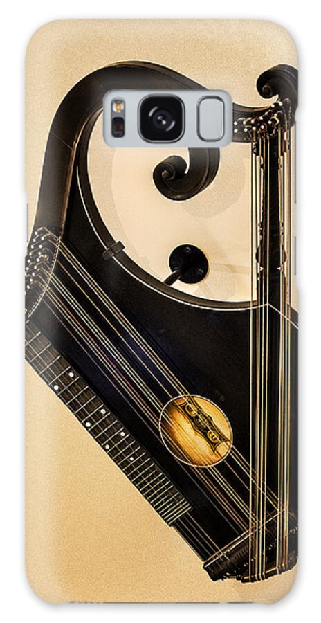 Zither Galaxy S8 Case featuring the digital art Plucked Vienna Zither by Georgianne Giese