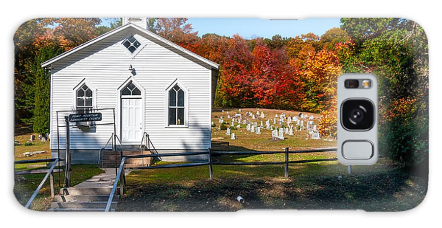 Church Galaxy Case featuring the photograph Point Mountain Community Church - WV by Kathleen K Parker