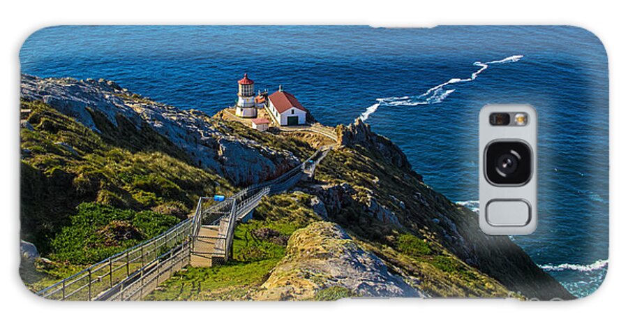 Point Reyes National Seashore Galaxy Case featuring the photograph Point Reyes Lighthouse by Paul Gillham