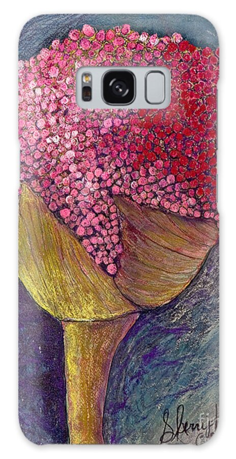 Nature Galaxy Case featuring the painting Pom Pom Pride by Sherry Harradence