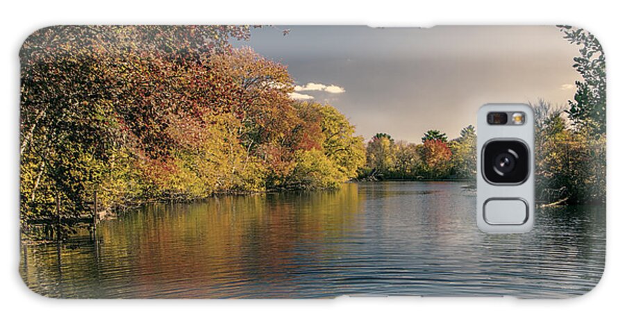 Autumn Galaxy S8 Case featuring the photograph Pond In Autumn by Cathy Kovarik