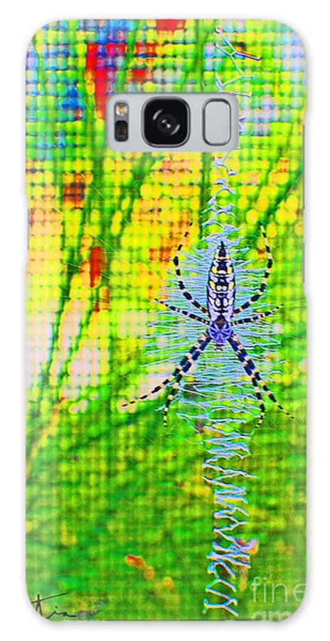 Spider Galaxy S8 Case featuring the photograph Pool Spider by Art Mantia