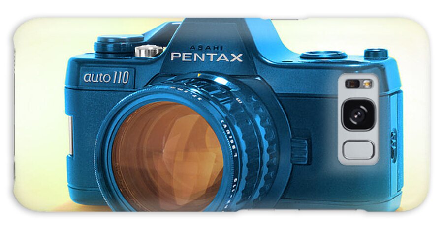 Vintage 110 Pentax Galaxy Case featuring the photograph Pop Art 110 Pentax by Mike McGlothlen