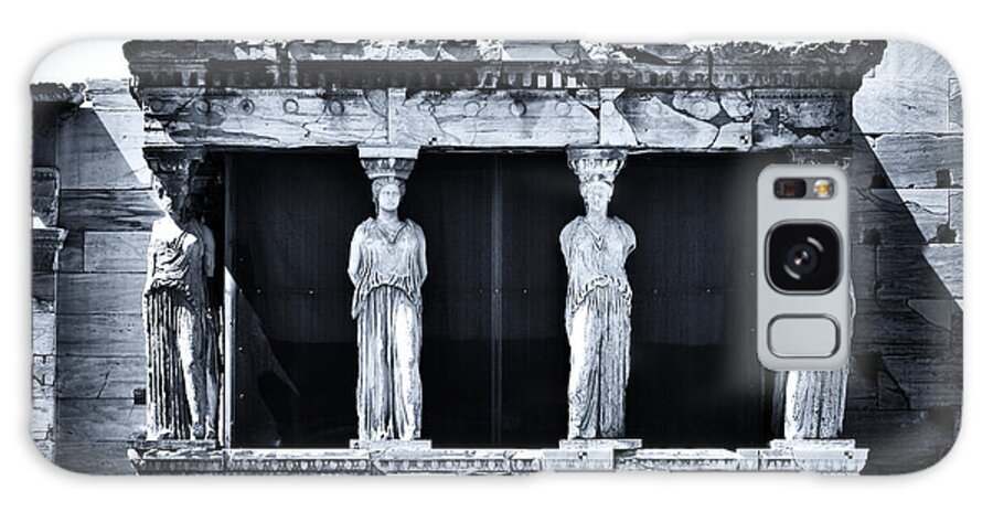 Porch Of The Caryatids Galaxy Case featuring the photograph Porch of the Caryatids by John Rizzuto