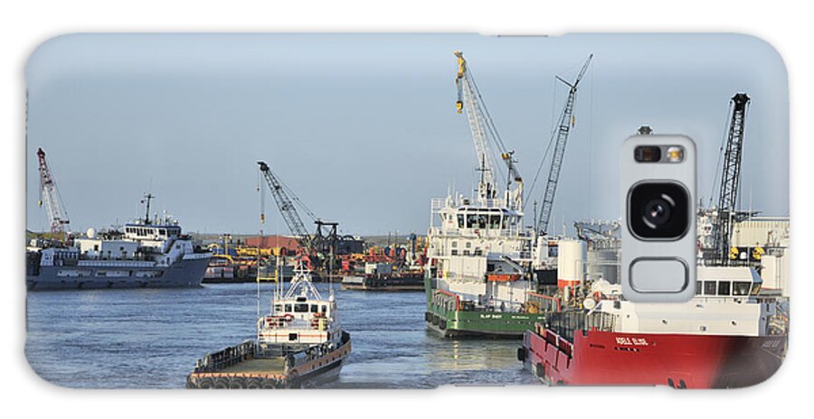 Port Fourchon Galaxy Case featuring the photograph Port Fourchon by Bradford Martin