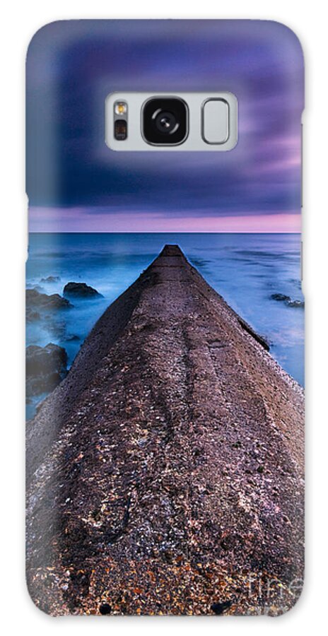 Sunset Galaxy Case featuring the photograph Porthleven Sunset by David Lichtneker