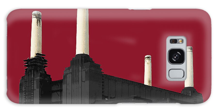 Battersea Galaxy S8 Case featuring the mixed media Power - Blazing RED #2 by BFA Prints