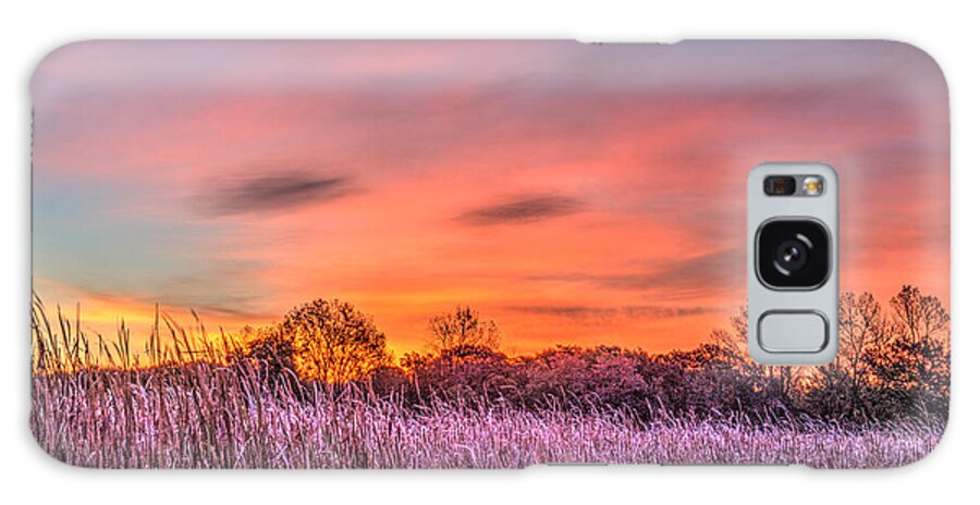 Sunrise Galaxy Case featuring the photograph Moraine Hills State Park Moments Before Sunrise by Roger Passman