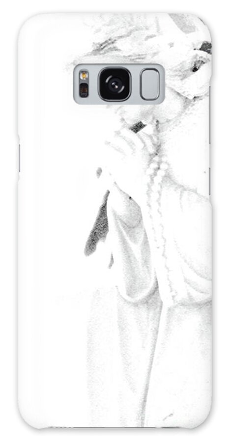 Statuary Galaxy Case featuring the photograph Pray by Linda Shafer