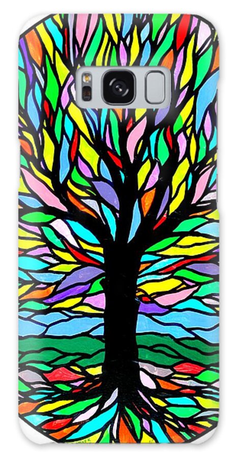 Tree Galaxy Case featuring the painting Prayer Tree by Jim Harris