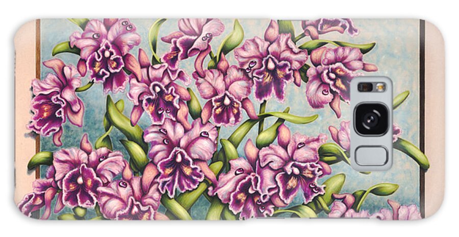 Pastel Galaxy Case featuring the painting Pretty In Pink by Lori Sutherland