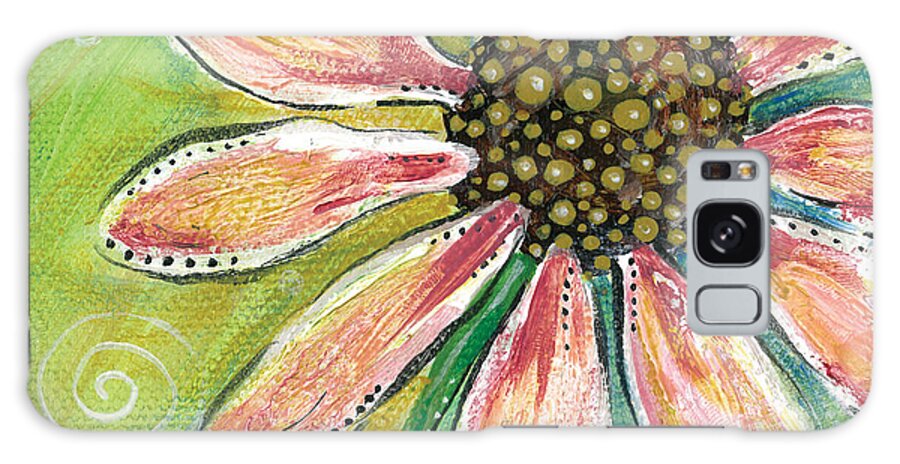 Floral Galaxy Case featuring the painting Pretty in Pink by Tanielle Childers