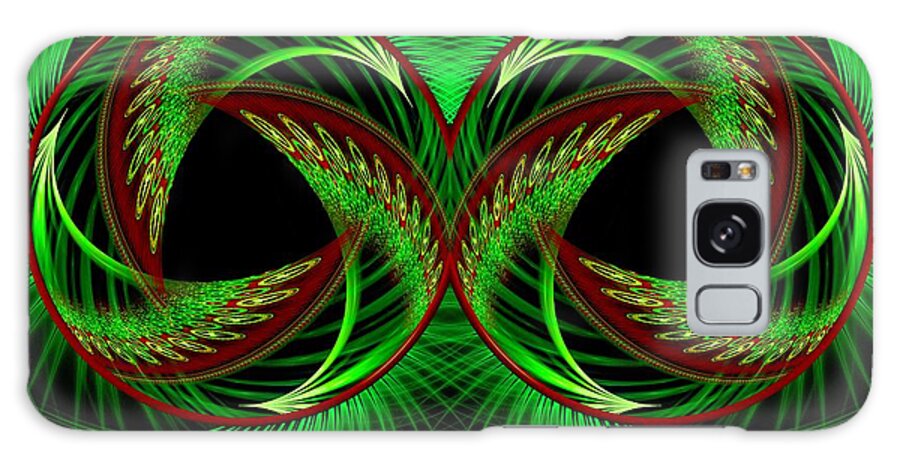 Fractal Galaxy Case featuring the digital art Prince of Peace by Missy Gainer