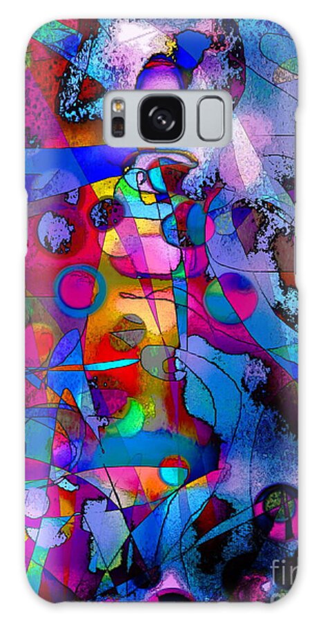 Expressionist Abstract Melodic Colorful Contemporary And Modern Galaxy Case featuring the photograph Prism K.W.Two by Priscilla Batzell Expressionist Art Studio Gallery