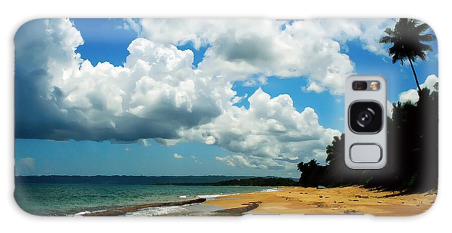 Puerto Rico Galaxy Case featuring the digital art Puerto Rican Beach by Kara Stewart