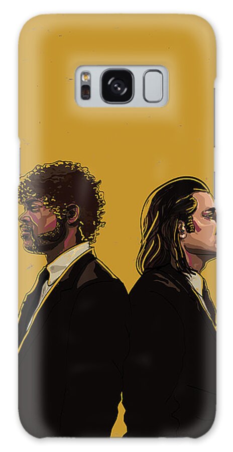Digital Galaxy Case featuring the digital art Pulp Fiction by Jeremy Scott