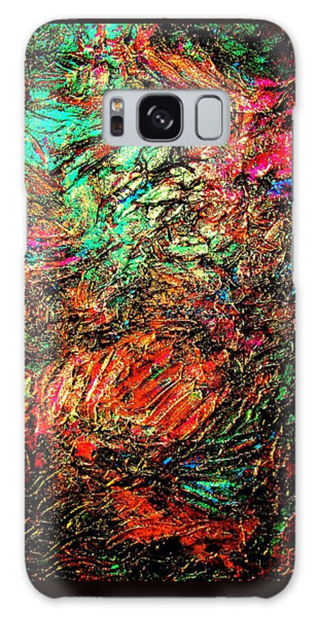 Canvas Prints Galaxy Case featuring the painting Pure Bliss by Monique Wegmueller