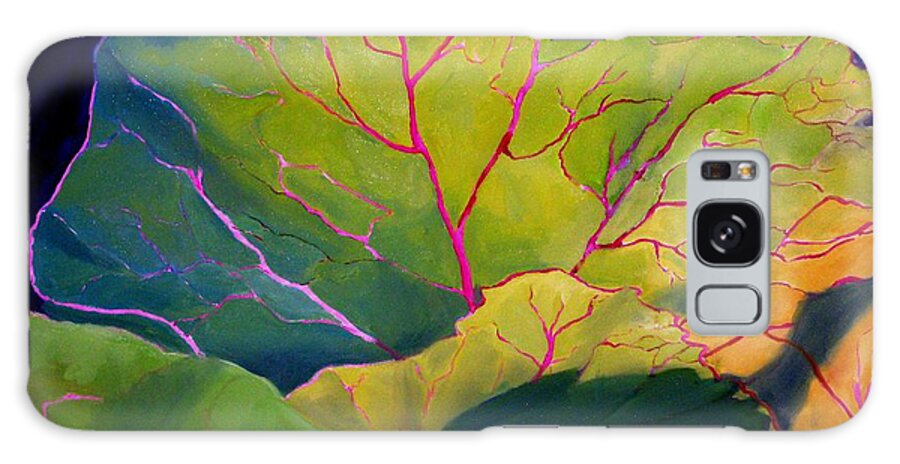 Vegetables Galaxy Case featuring the painting Purple Cabbage at Sunrise by Maria Hunt