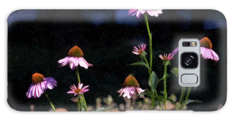Purple Coneflowers Galaxy S8 Case featuring the photograph Purple Coneflowers Echinacea by Linda Matlow