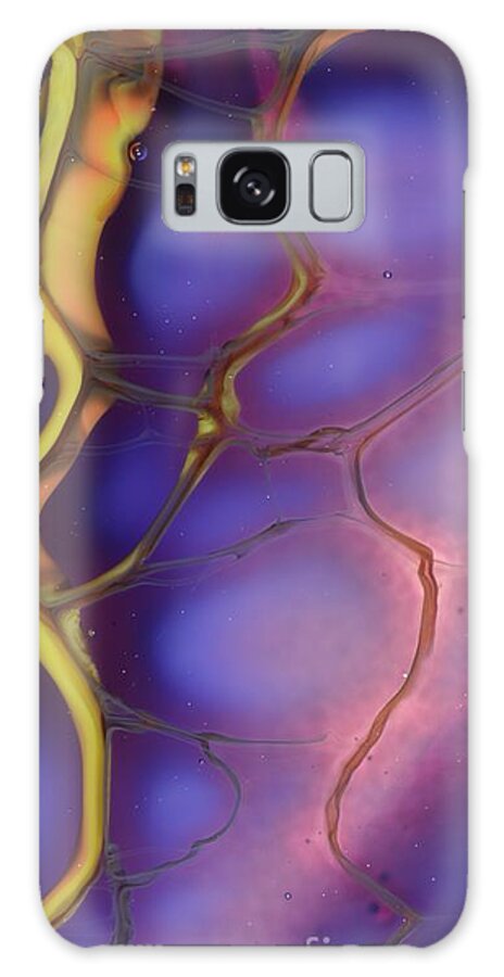 Abstract Galaxy Case featuring the photograph Purple Haze by Kimberly Lyon