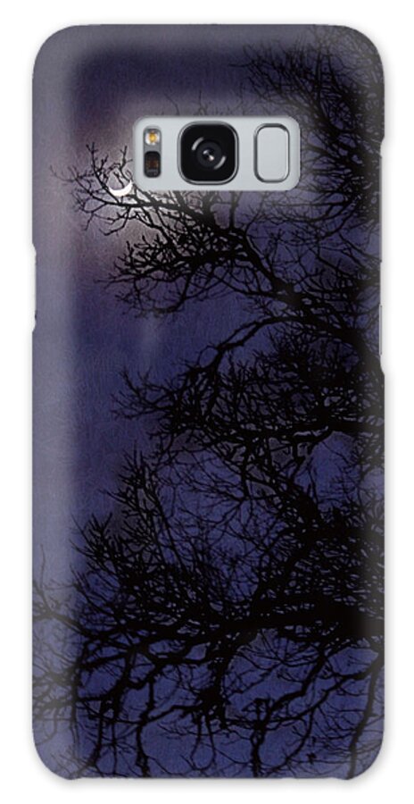 Moon Galaxy Case featuring the photograph Purple Nights by Melanie Lankford Photography