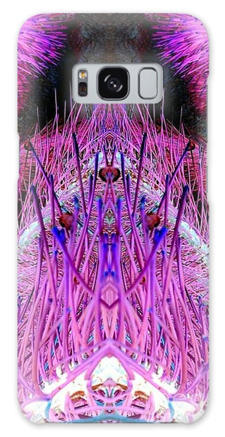 Purple Galaxy Case featuring the photograph Purple Pine by Karen Newell