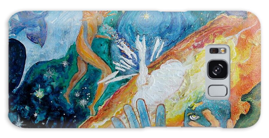 Quantum Flight Galaxy S8 Case featuring the painting Quantum Flight by Michael DESFORM