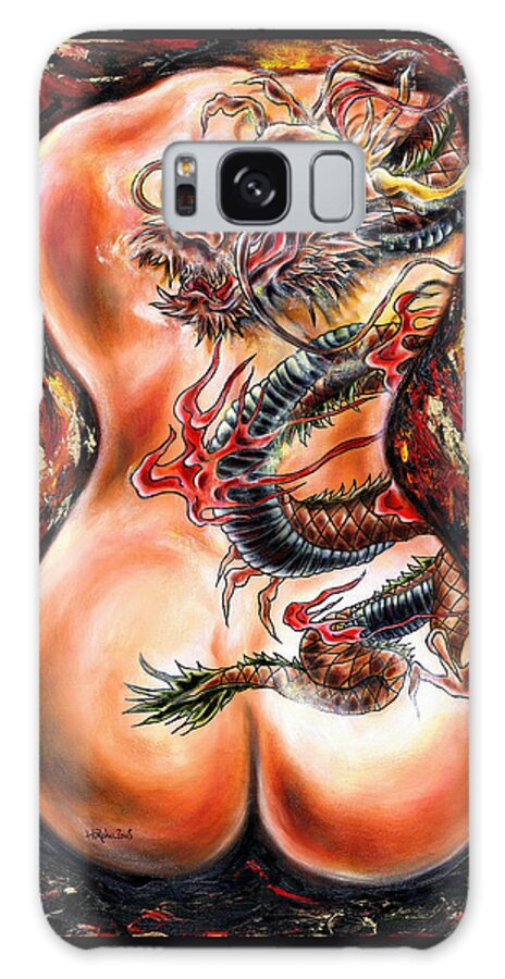 Nude Galaxy Case featuring the painting Queer Fruit by Hiroko Sakai