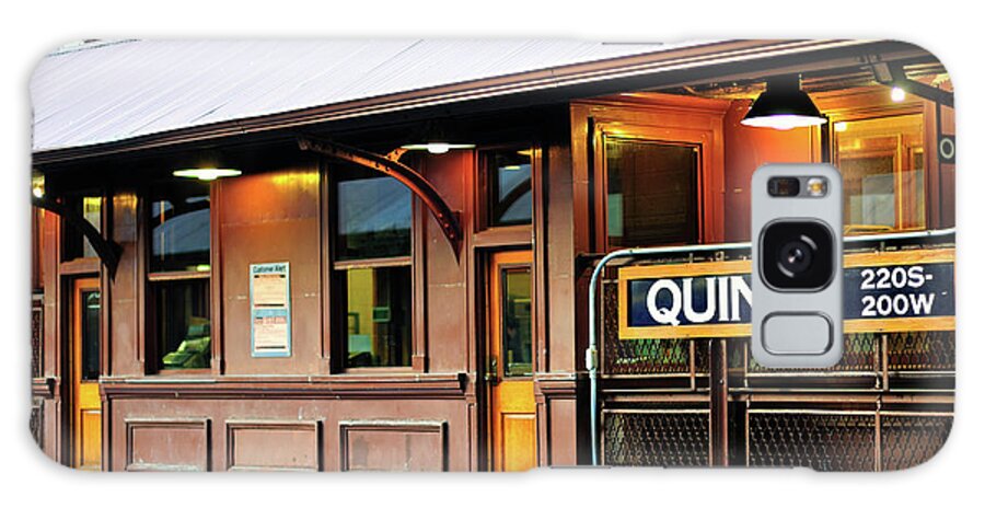Rail Transportation Galaxy Case featuring the photograph Quincy Street Station by Bruce Leighty