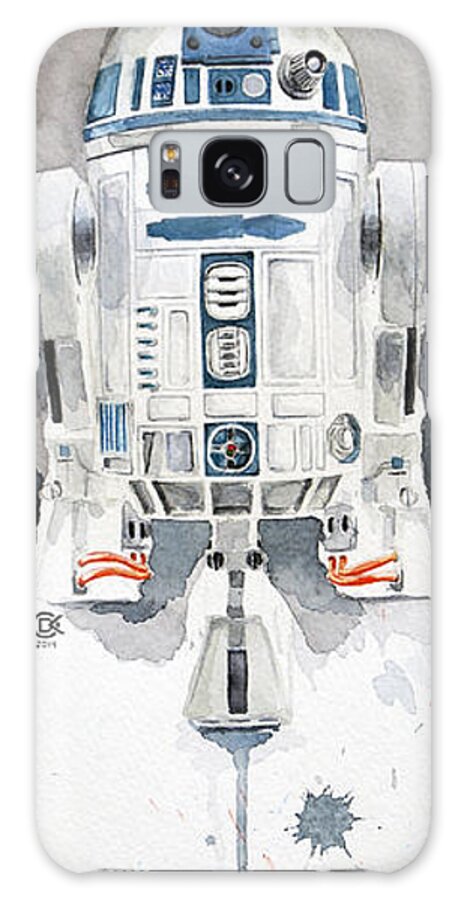 R2d2 Galaxy Case featuring the painting R2 by David Kraig