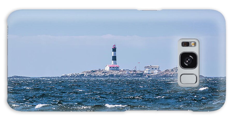 Vancouver Island Galaxy Case featuring the photograph Race Rocks Lighthouse Is Situated On by Debra Brash / Design Pics