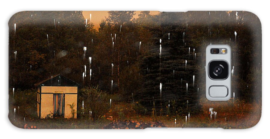 Rain Galaxy Case featuring the photograph Rain in the Adirondacks by Diane Lent