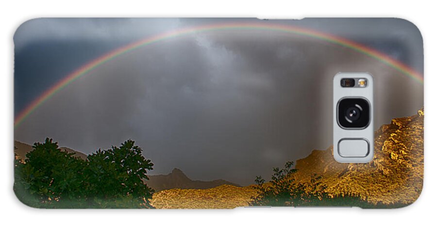 Rainbow - Nanda Baba Das Galaxy Case featuring the photograph Rainbow by Nanda Baba das
