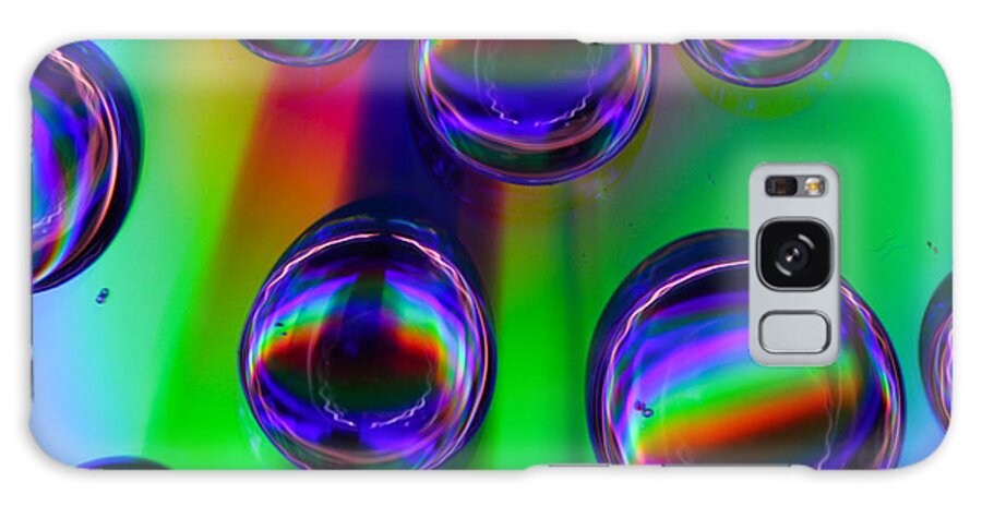 Water Galaxy S8 Case featuring the photograph Rainbow Water Drops by Andy Spliethof